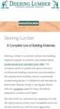 Mobile Screenshot of deeringlumber.com